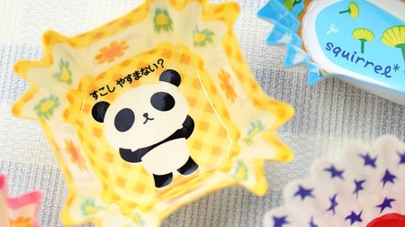 Color your lunch with 100 side dish cups ♪ Enjoy a choice of cute pandas and adult Americans
