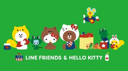Brown and Hello Kitty transform into each other! The first collaboration series "LINE FRIENDS & HELLO KITTY"