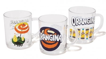 Retro advertising art is fashionable ♪ "Orangina" goods are now Nico and