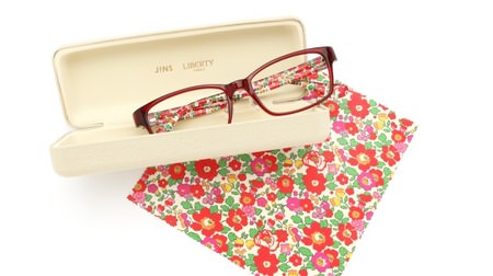 Gorgeous glasses in collaboration with Liberty fabric from "JINS"-also for kids ♪