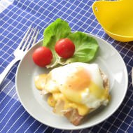 【100均】ポーチドエッグ風タマゴが作れるカップ＆簡単エッグベネディクトレシピ