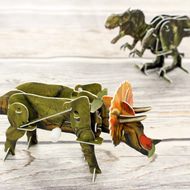 ダイソーの恐竜3Dパズルが超絶カワイイ！完成後はトコトコ歩くよ♪
