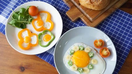 For breakfast and lunch ♪ 3 cute fried egg ideas