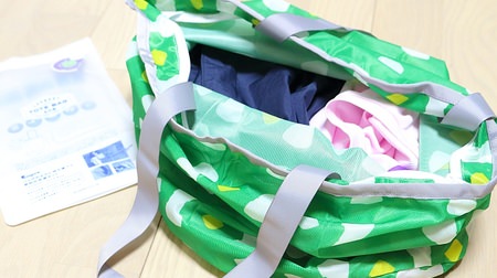 Easy to travel and gym luggage & laundry ♪ Laundry net "Laundry tote bag" that can also be a bag