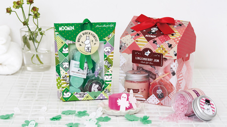 Enjoy the bath like a Moomin valley ♪ A bath gift with a scent of "wild rose garden" and "bilberry jam"