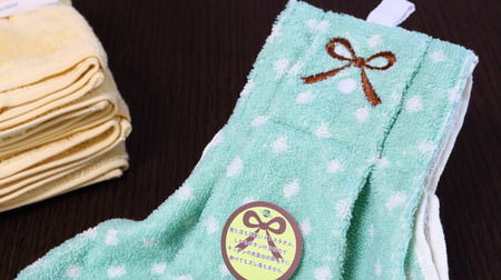 It won't fall off the towel rack ♪ A cute dress-type towel from the 300 yen shop "MODA300 +'"