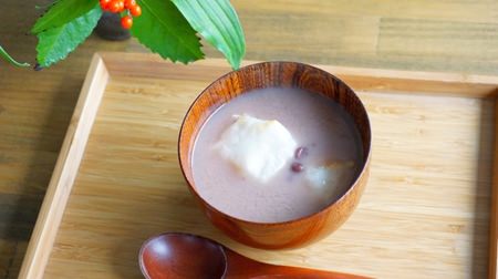 Even if the sugar is modest, it is slightly sweet. Shiruko is delicious when made with "Amazake"!