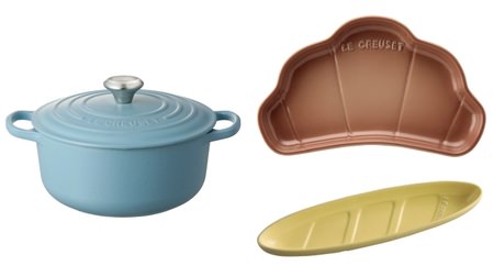 The bread-shaped plate is cute! Spring-Summer collection "Le Creuset Bakery" from Le Creuset