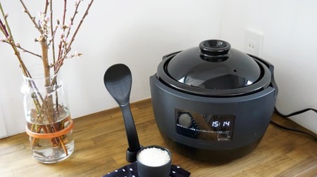 The blockbuster clay pot and electric rice cooker are docked! The clay pot rice cooked with "Kamado-san Denki" is tearful.