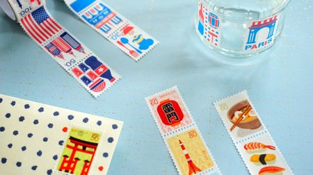 When separated, it looks like a stamp ♪ Daiso's "stamp-type masking tape" is so cute that you'll want to buy it in bulk!
