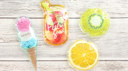For carrying your lunch! Daiso's cute ice pack--sweets and fruits are colorful ♪