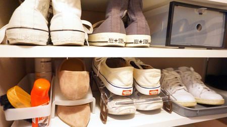 Increase the storage capacity of the geta box for 100 yen! Five 100-level goods that help keep your shoes organized and prevent stains