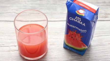 "Drinking watermelon" with 100% fruit juice! Get ahead of summer with "CHABAA Watermelon Juice" ♪
