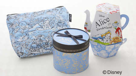 Alice x blue pouch and box with Kyun ♪ Summer limited gift at Cozy Corner