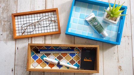 With 100 tile stickers and trays! Easy & fashionable remake idea