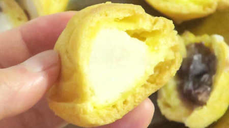 It's like cream puffs! In the middle of Waseda's Japanese sweets shop "Nanarika", in Ginza Mitsukoshi