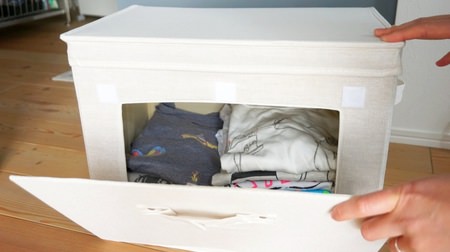 The storage box that can be taken out from the front of Salut! Is excellent. Recommended for stacking in closets and pillowcases