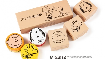 Cute Snoopy can ♪ Limited set of "steam cream" that can be used to moisturize the whole body