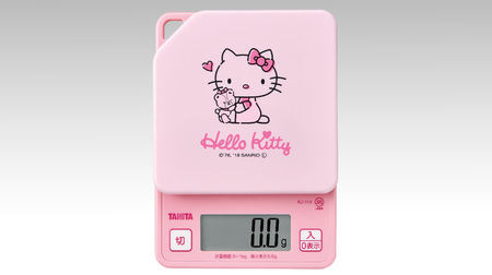 "Measure" with Hello Kitty! 4 items such as scales and cooking scales, from Tanita