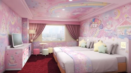 world's first! In Keio Plaza Hotel Tama, a guest room with the theme of My Melody & Little Twin Stars