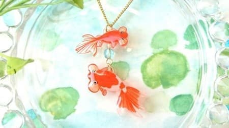 Cool and gorgeous! Goldfish motif miscellaneous goods and accessories for Villevan--perfect for yukata