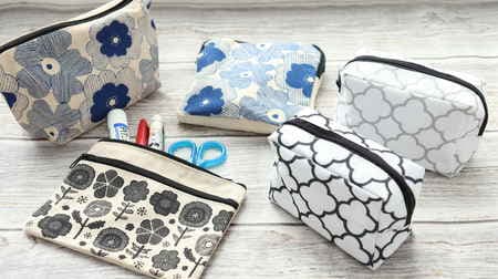 The Hundred yen store Scandinavian pattern pouch is cute! 5 species found in Celia & Can Do