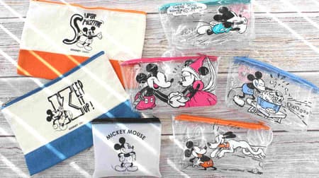 Fashionable pouch of Daiso x Disney! Adults can also use it with retro illustrations