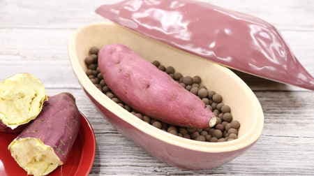 Hokuhoku roasted sweet potato is easy in the microwave! "Magic Grilled Pot" For making autumn / winter snacks