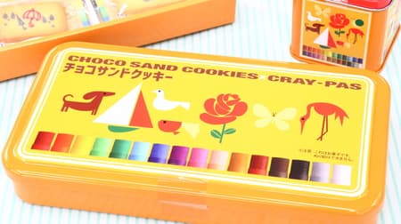 大阪や京都土産に♪ サクラクレパスの可愛いお菓子--イラスト付きクッキーやグミなど、缶や箱はコレクションに