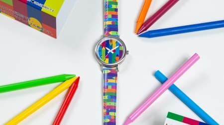 Limited to 300 pieces, a new model of "Coupy pattern watch"--The band is made of genuine leather with colorful Coupy on the entire surface.