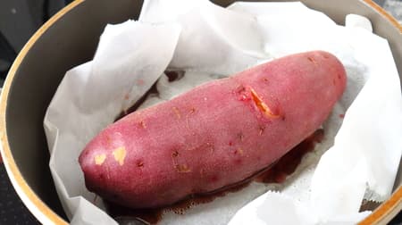 One whole in a frying pan ♪ Easy way to steam sweet potatoes--for a moist, sweet and delicious taste