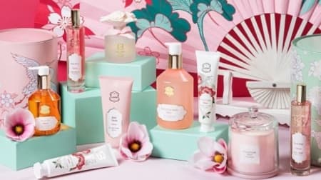 Laline's limited collection "SAKURA"! Gorgeous body cream and body soap
