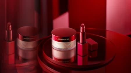 Limited edition to Laura Mercier's popular items! Crimson package powder & lip limited color