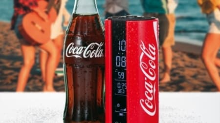 「コカ・コーラ」缶のようなスピーカークロック--防水＆高音質でアウトドア向き