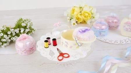 With buttons ♪ "Sanrio character sewing kit" is cute--There is also a driver set that is useful for a new life