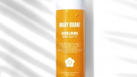 A spring-summer base make-up item for Mary Quant! Oil-free foundation and sunscreen spray