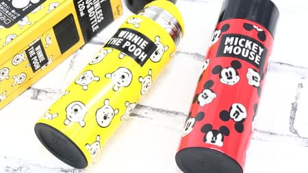 Cute Disney pattern ♪ 120ml ultra-mini water bottle --With a convenient drinking spout for frequent hydration