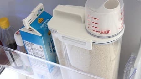 お米のおいしさキープ♪ 冷蔵保存しやすい米びつや保存袋3選 -- 便利な計量機能つきも