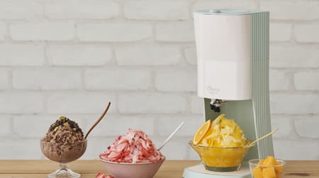 "Electric fluffy snow shaved ice device DTY-20" that can also scrape frozen fruits --Easy to make fluffy Taiwanese-style shaved ice