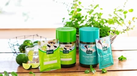"Kneipp Bath Salts Lime Mint Fragrance" for Summer Bath --Cool and warm at the same time