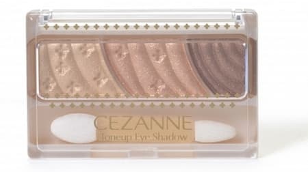 Cezanne "Tone Up Eyeshadow" with new color "Honey Brown"! Orange gel eyeliner