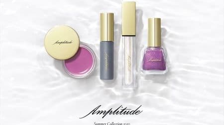 Summer cosmetics inspired by watercolor paintings in the Ampliude! Cheeks and nails that shine on summer skin