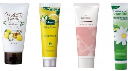 What are the best-selling hand creams in the Loft Net Store? Introducing by theme such as fragrance type and moist type