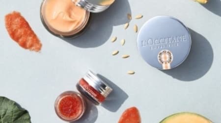 Summer care items from L'Occitane "Delicious & Fruity"! Cheerleading mask and lip scrub