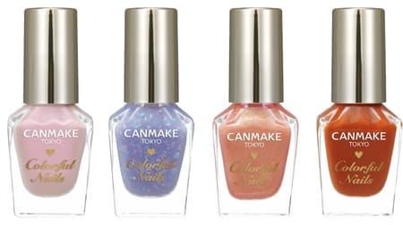 Check out all the new and limited colors of Canmake! "Silky's Flair Eyes", "Colorful Nails", etc.