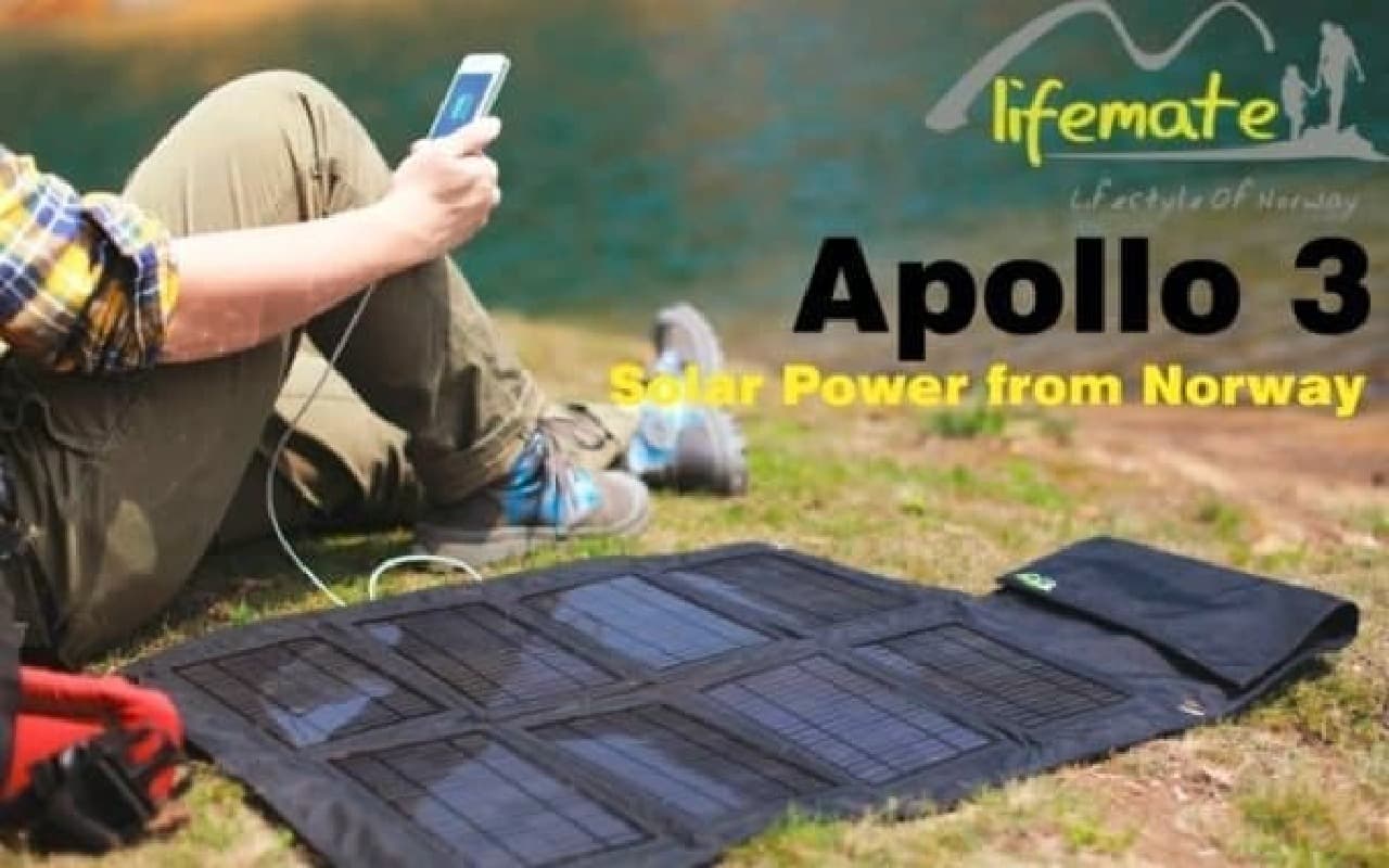 Powerful solar charger Apollo 3 that cannot give up IT specifications
