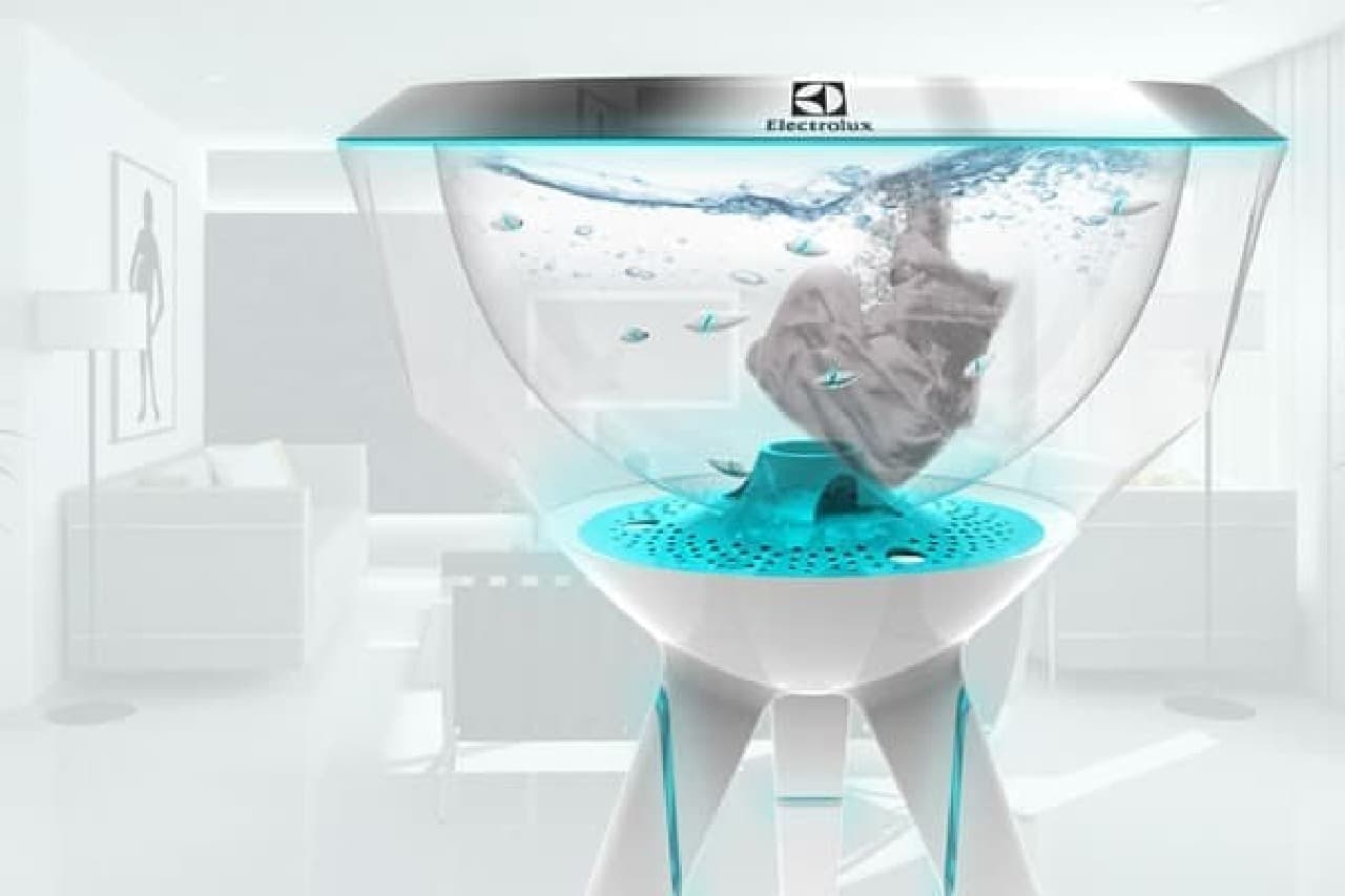 Washing machine "Pecera" inspired by doctor fish