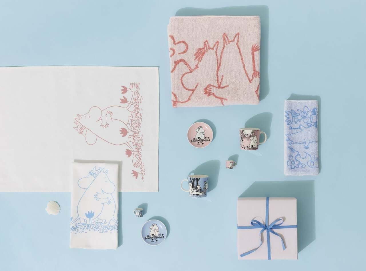 New products from Moomin Arabia's "LOVE" collection to be released in March! Addition of mugs, mini plates, bath towels, etc. Image 2