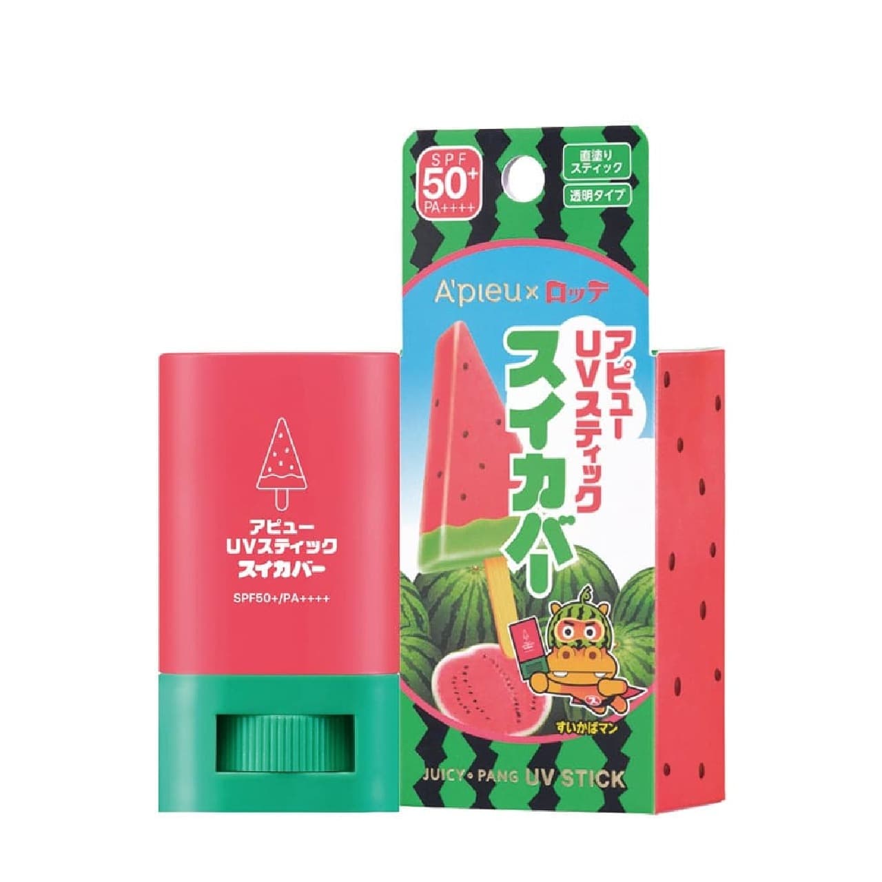 Lotte and Apyu collaborate! Limited “Juicy Pan UV Stick Watermelon Bar/Melon Bar” will be released in limited quantity on March 29th Image 2