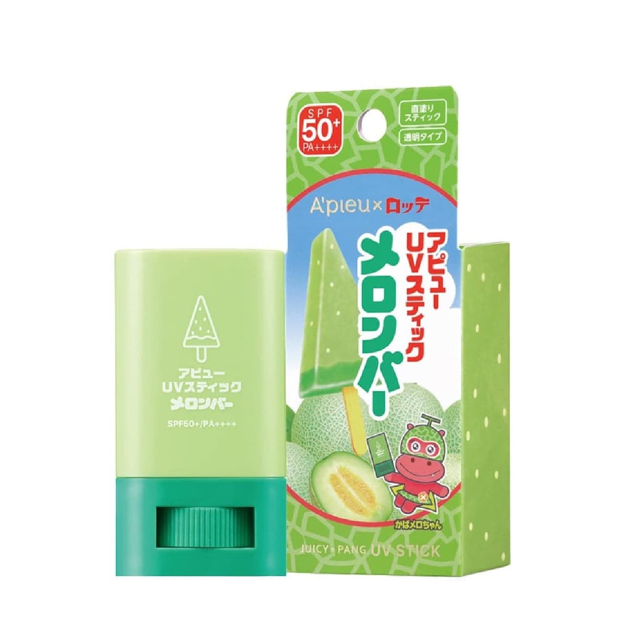 Lotte and Apyu collaborate! Limited “Juicy Pan UV Stick Watermelon Bar/Melon Bar” will be released in limited quantity on March 29th Image 3
